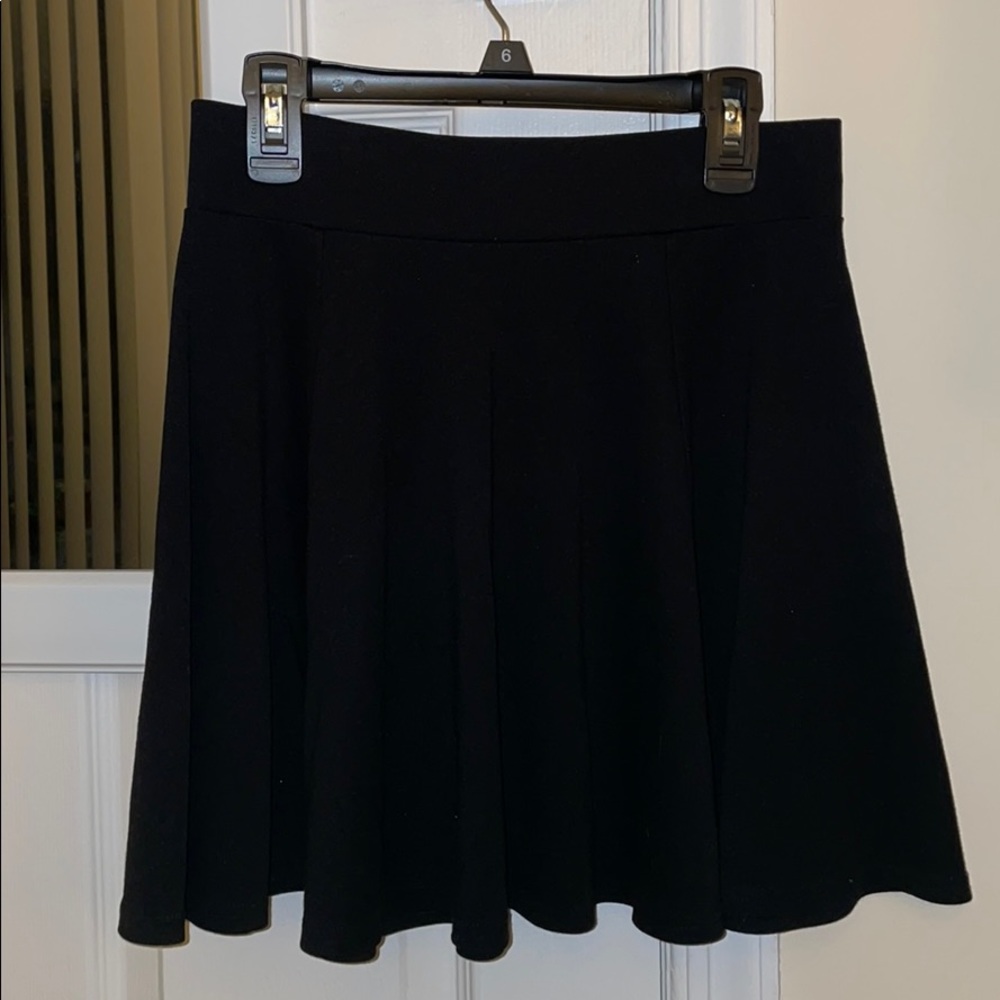 Black A-Line skirt